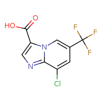 8-chloro-6-(trifluoromethyl)imidazo[1,2-a]pyridine-3-carboxylic acid