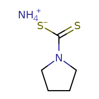ammonium pyrrolidine-1-carbothioylsulfanide