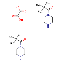 bis(2,2-dimethyl-1-(piperazin-1-yl)propan-1-one); oxalic acid