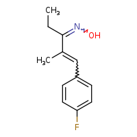(E)-N-[(1E)-1-(4-fluorophenyl)-2-methylpent-1-en-3-ylidene]hydroxylamine