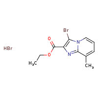 ethyl 3-bromo-8-methylimidazo[1,2-a]pyridine-2-carboxylate hydrobromide