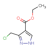 ethyl 3-(chloromethyl)-1H-pyrazole-4-carboxylate