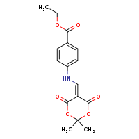 ethyl 4-{[(2,2-dimethyl-4,6-dioxo-1,3-dioxan-5-ylidene)methyl]amino}benzoate