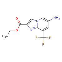 ethyl 6-amino-8-(trifluoromethyl)imidazo[1,2-a]pyridine-2-carboxylate