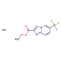 ethyl 6-(trifluoromethyl)imidazo[1,2-a]pyridine-2-carboxylate hydrobromide