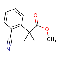 methyl 1-(2-cyanophenyl)cyclopropane-1-carboxylate