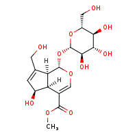 methyl (1S,4aS,5S,7aS)-5-hydroxy-7-(hydroxymethyl)-1-{[(2S,3R,4S,5S,6R)-3,4,5-trihydroxy-6-(hydroxymethyl)oxan-2-yl]oxy}-1H,4aH,5H,7aH-cyclopenta[c]pyran-4-carboxylate
