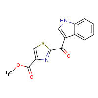 methyl 2-(1H-indole-3-carbonyl)-1,3-thiazole-4-carboxylate