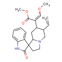 methyl 2-{6'-ethenyl-2-oxo-3',5',6',7',8',8'a-hexahydro-1H,2'H-spiro[indole-3,1'-indolizin]-7'-yl}-3-methoxyprop-2-enoate