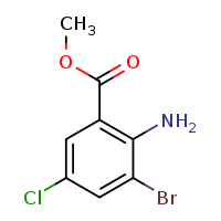 methyl 2-amino-3-bromo-5-chlorobenzoate