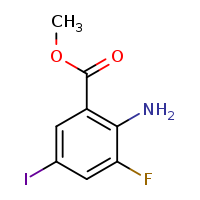 methyl 2-amino-3-fluoro-5-iodobenzoate