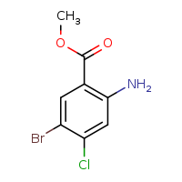 methyl 2-amino-5-bromo-4-chlorobenzoate