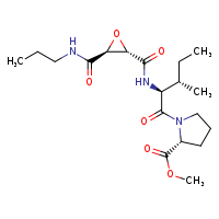 methyl (2R)-1-[(2S,3S)-3-methyl-2-{[(2S,3S)-3-(propylcarbamoyl)oxiran-2-yl]formamido}pentanoyl]pyrrolidine-2-carboxylate