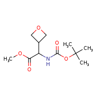 methyl 2-[(tert-butoxycarbonyl)amino]-2-(oxetan-3-yl)acetate