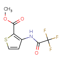 methyl 3-(2,2,2-trifluoroacetamido)thiophene-2-carboxylate