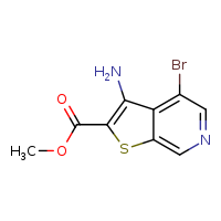 methyl 3-amino-4-bromothieno[2,3-c]pyridine-2-carboxylate