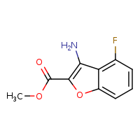 methyl 3-amino-4-fluoro-1-benzofuran-2-carboxylate