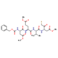 methyl (3S)-3-[(2S)-2-[(2S)-2-[(2S)-2-{[(benzyloxy)carbonyl]amino}-4-methoxy-4-oxobutanamido]-5-methoxy-5-oxopentanamido]-3-methylbutanamido]-5-fluoro-4-oxopentanoate