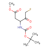 methyl 3-[(tert-butoxycarbonyl)amino]-5-fluoro-4-oxopentanoate