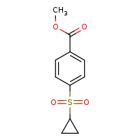 methyl 4-(cyclopropanesulfonyl)benzoate