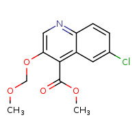 methyl 6-chloro-3-(methoxymethoxy)quinoline-4-carboxylate