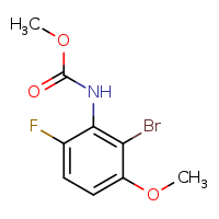 methyl N-(2-bromo-6-fluoro-3-methoxyphenyl)carbamate