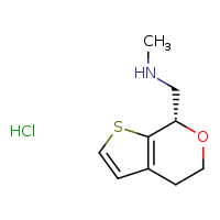 methyl[(7S)-4H,5H,7H-thieno[2,3-c]pyran-7-ylmethyl]amine hydrochloride