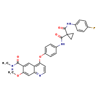 N1-(4-fluorophenyl)-N'1-(4-{[7-methoxy-6-(methylcarbamoyl)quinolin-4-yl]oxy}phenyl)cyclopropane-1,1-dicarboxamide