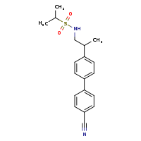 N-(2-{4'-cyano-[1,1'-biphenyl]-4-yl}propyl)propane-2-sulfonamide
