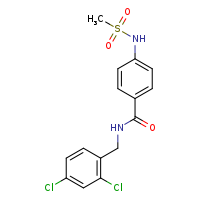 N-[(2,4-dichlorophenyl)methyl]-4-methanesulfonamidobenzamide