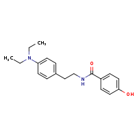 N-{2-[4-(diethylamino)phenyl]ethyl}-4-hydroxybenzamide