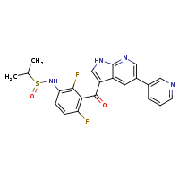 N-{2,4-difluoro-3-[5-(pyridin-3-yl)-1H-pyrrolo[2,3-b]pyridine-3-carbonyl]phenyl}propane-2-sulfinamide