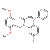 N-[(2,5-dimethoxyphenyl)methyl]-N-(5-fluoro-2-phenoxyphenyl)acetamide