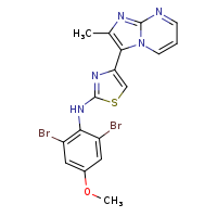 N-(2,6-dibromo-4-methoxyphenyl)-4-{2-methylimidazo[1,2-a]pyrimidin-3-yl}-1,3-thiazol-2-amine
