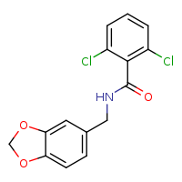 N-(2H-1,3-benzodioxol-5-ylmethyl)-2,6-dichlorobenzamide