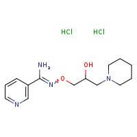 N'-[2-hydroxy-3-(piperidin-1-yl)propoxy]pyridine-3-carboximidamide dihydrochloride