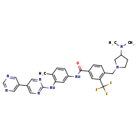 N-(3-{[5,5'-bipyrimidin]-2-ylamino}-4-methylphenyl)-4-{[3-(dimethylamino)pyrrolidin-1-yl]methyl}-3-(trifluoromethyl)benzamide