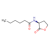 N-[(3S)-2-oxooxolan-3-yl]hexanamide