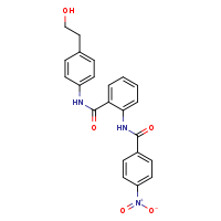 N-[4-(2-hydroxyethyl)phenyl]-2-(4-nitrobenzamido)benzamide