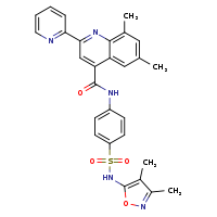 N-{4-[(3,4-dimethyl-1,2-oxazol-5-yl)sulfamoyl]phenyl}-6,8-dimethyl-2-(pyridin-2-yl)quinoline-4-carboxamide