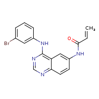 N-{4-[(3-bromophenyl)amino]quinazolin-6-yl}prop-2-enamide