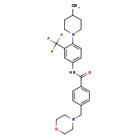 N-[4-(4-methylpiperidin-1-yl)-3-(trifluoromethyl)phenyl]-4-(morpholin-4-ylmethyl)benzamide