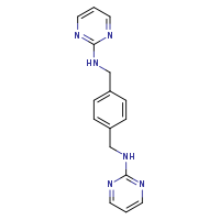 N-({4-[(pyrimidin-2-ylamino)methyl]phenyl}methyl)pyrimidin-2-amine