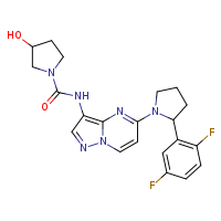 N-{5-[2-(2,5-difluorophenyl)pyrrolidin-1-yl]pyrazolo[1,5-a]pyrimidin-3-yl}-3-hydroxypyrrolidine-1-carboxamide