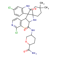 N-(6-carbamoyloxan-3-yl)-6''-chloro-4'-(2-chloro-3-fluoropyridin-4-yl)-4,4-dimethyl-2''-oxo-1''H-dispiro[cyclohexane-1,2'-pyrrolidine-3',3''-indole]-5'-carboxamide