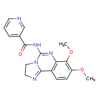 N-{7,8-dimethoxy-2H,3H-imidazo[1,2-c]quinazolin-5-yl}pyridine-3-carboxamide