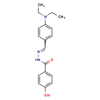 N'-[(E)-[4-(diethylamino)phenyl]methylidene]-4-hydroxybenzohydrazide