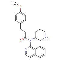 N-(isoquinolin-1-yl)-3-(4-methoxyphenyl)-N-[(3R)-piperidin-3-yl]propanamide