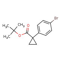 tert-butyl 1-(4-bromophenyl)cyclopropane-1-carboxylate