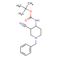 tert-butyl N-(1-benzyl-3-cyanopiperidin-4-yl)carbamate